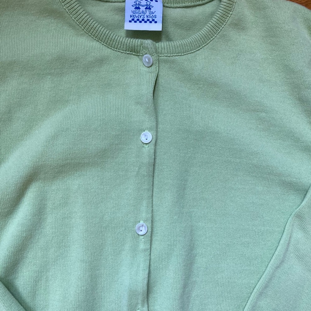 Light Green Cardigan - Picture 2 of 4